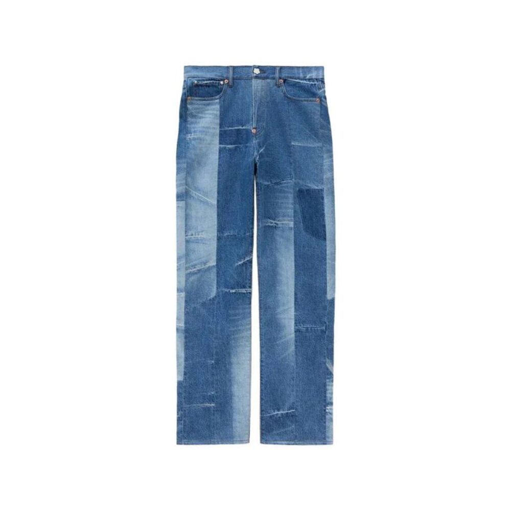 Kenzo Men Patchwork Design Jeans
